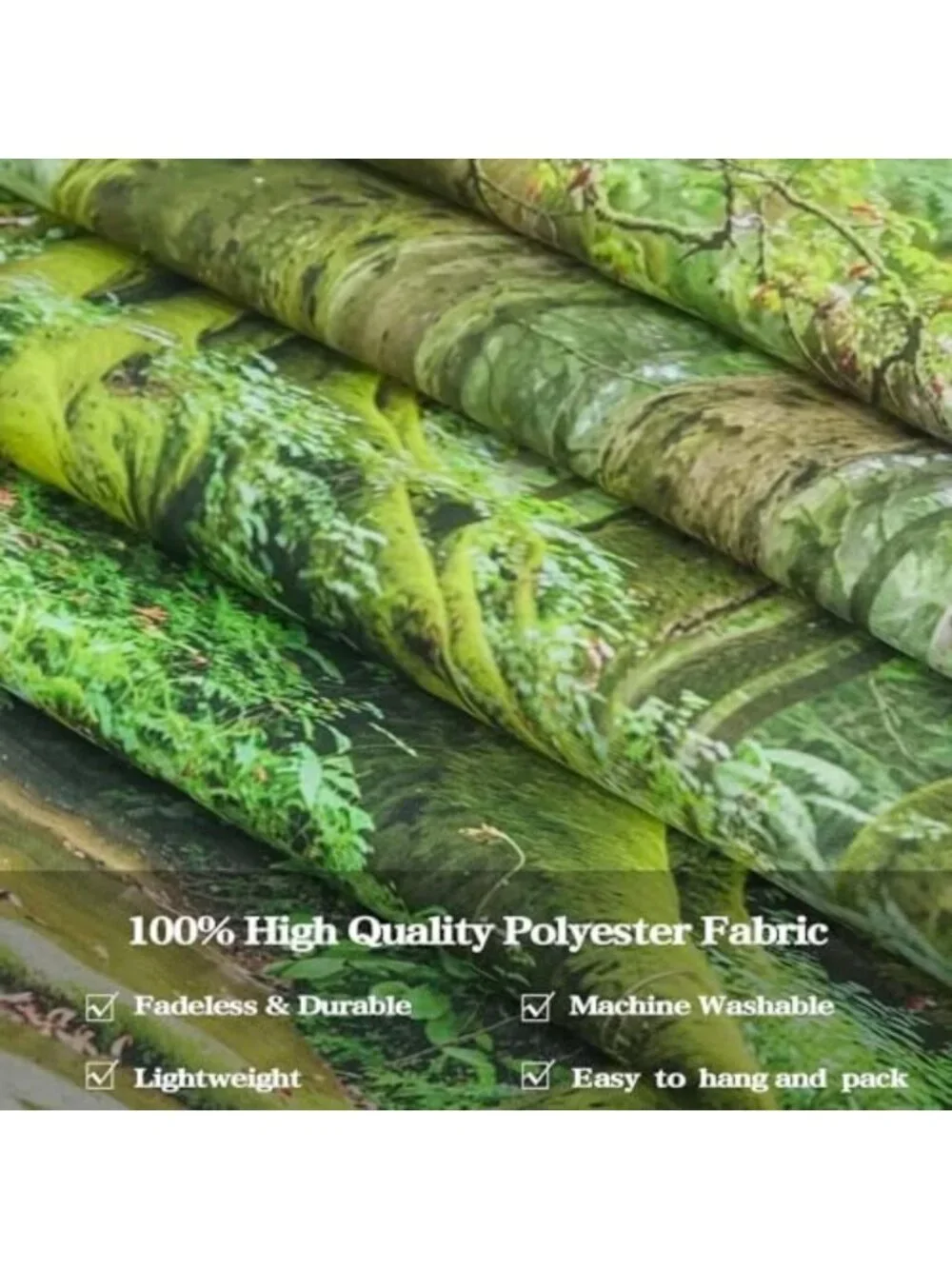 Extra Large Green Nature Tree Wall Tapestry - Aesthetic Jungle Decor 90x68
